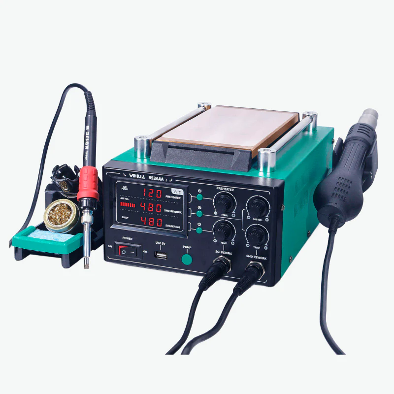YIHUA 853AAA-I Basic Version 3 in 1 Digital SMD Rework Soldering ...