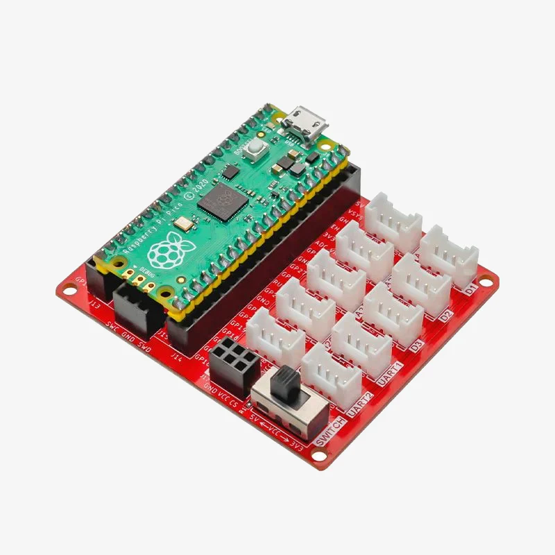 Elecrow Crowtail Expansion Shield for Raspberry Pi Pico (RP2040) Plug ...